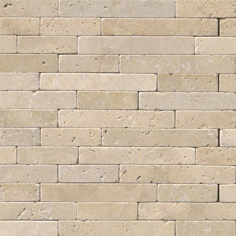 Chiaro tumbled travertine veneer pieces