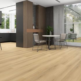 Johnson Hardwood Vortis Norden Home Kos – WPC vinyl plank flooring room scene