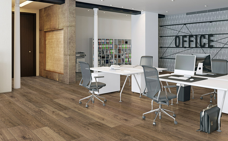 Johnson Hardwood Countryside Oak Almond – european white oak engineered hardwood room scene