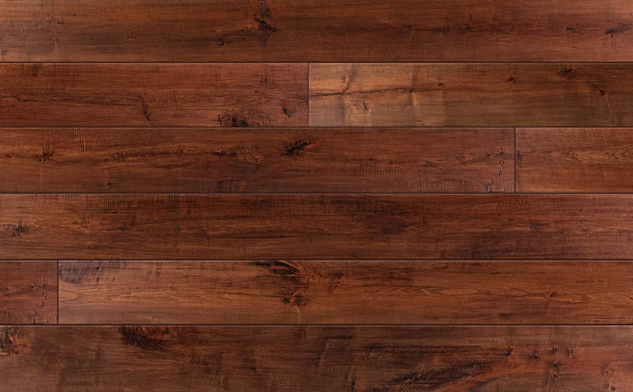Johnson Hardwood English Pub Brandy Wine – maple engineered hardwood plank swatch