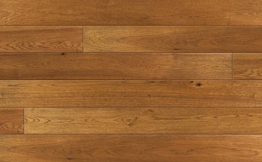 Johnson Hardwood English Pub Pilsner – hickory engineered hardwood plank swatch