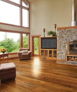 Johnson Hardwood English Pub Amber Ale – maple engineered hardwood room scene