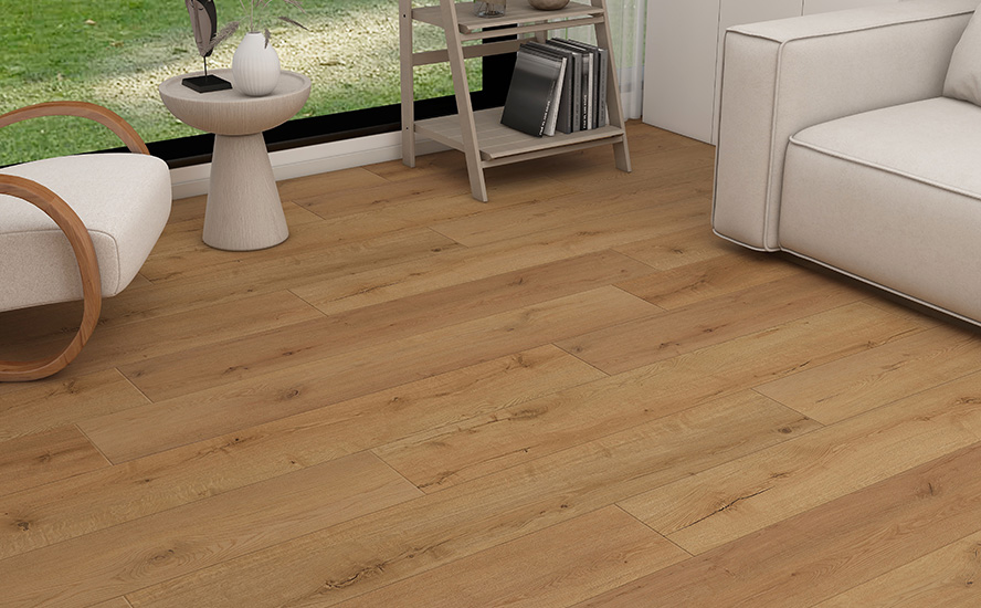 Johnson Hardwood Vortis Aspen Sherman – WPC vinyl plank flooring room scene