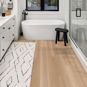 Johnson Hardwood Cellar House Nebbiolo – SPC rigid core vinyl flooring room scene