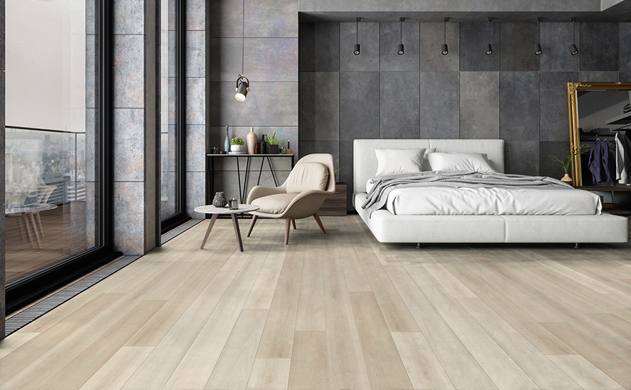 Johnson Hardwood Cellar House Elbling – SPC rigid core vinyl flooring room scene