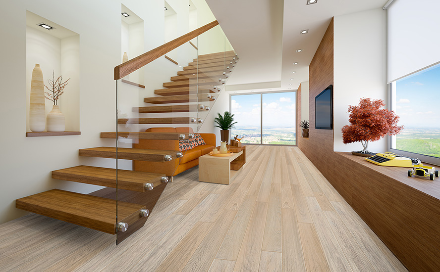 Johnson Hardwood Oak Grove Shumard Premium – european white oak engineered hardwood room scene