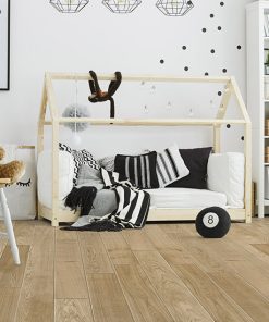 Johnson Hardwood Oak Grove Bark Premium – european white oak engineered hardwood room scene