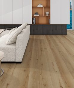 Johnson Hardwood Vortis Norden Home Kaffi – WPC vinyl plank flooring room scene