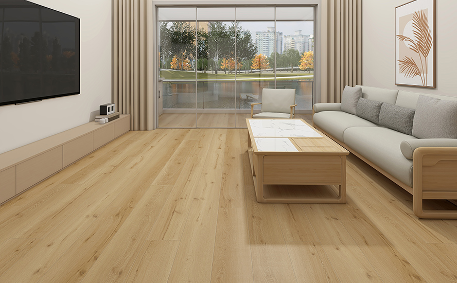 Johnson Hardwood Vortis Norden Home Orka – WPC vinyl plank flooring room scene
