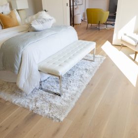 Vellichor River Run Garonne wire-brushed European oak plank swatch