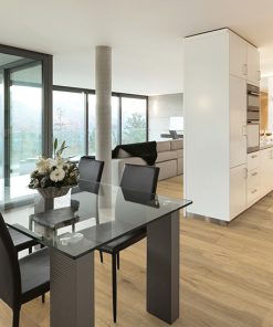 Johnson Hardwood Grand Chateau Valer – european white oak engineered hardwood room scene