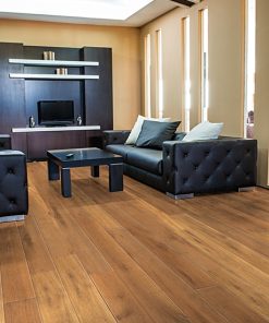 Johnson Hardwood Grand Chateau Taunton – european white oak engineered hardwood room scene