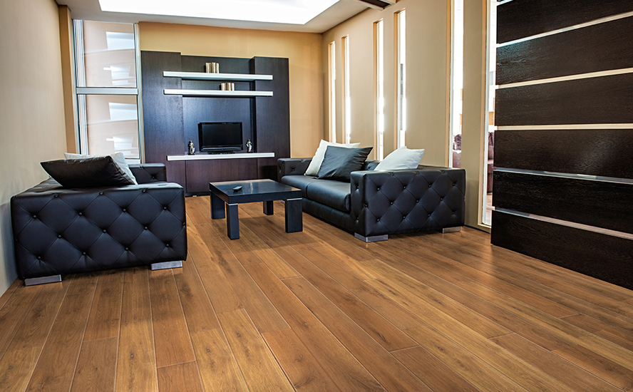 Johnson Hardwood Grand Chateau Taunton – european white oak engineered hardwood room scene