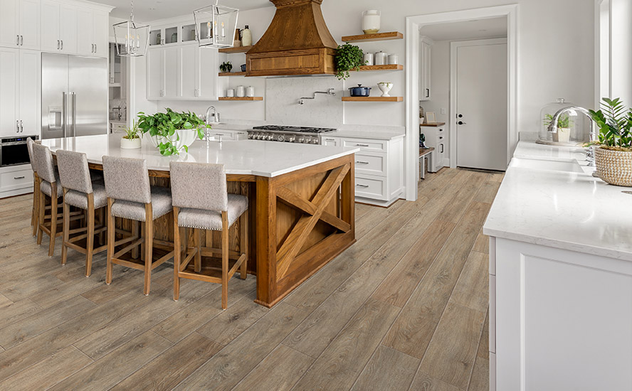 Johnson Hardwood Bella Vista Lombardy – water-resistant laminate flooring room scene