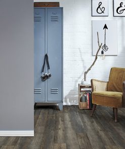 Johnson Hardwood Olde Tavern Dark and Stormy – water-resistant laminate flooring room scene