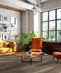 Johnson Hardwood Olde Tavern Posset – water-resistant laminate flooring room scene