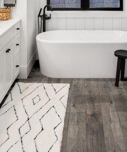 Johnson Hardwood Olde Tavern Espresso Martini – water-resistant laminate flooring room scene