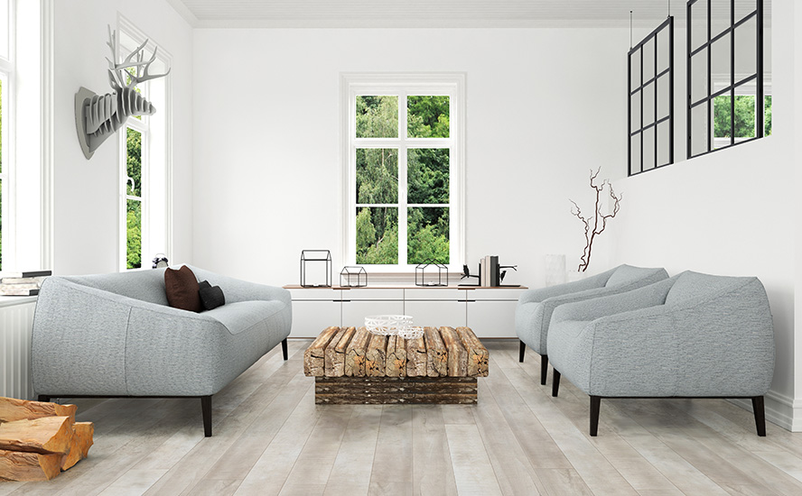 Johnson Hardwood Olde Tavern Gimlet – water-resistant laminate flooring room scene