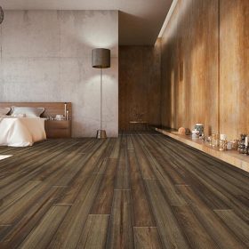 Johnson Hardwood Public House Highball – SPC rigid core vinyl flooring room scene