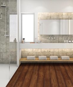 Johnson Hardwood Public House Manhattan – SPC rigid core vinyl flooring room scene