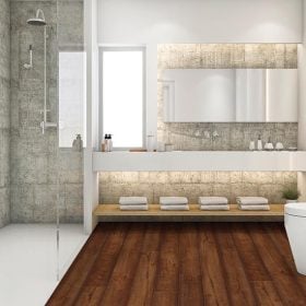 Johnson Hardwood Public House Manhattan – SPC rigid core vinyl flooring room scene