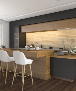 Johnson Hardwood Public House Old Fashioned – SPC rigid core vinyl flooring room scene