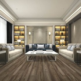 Johnson Hardwood Public House Sidecar – SPC rigid core vinyl flooring room scene